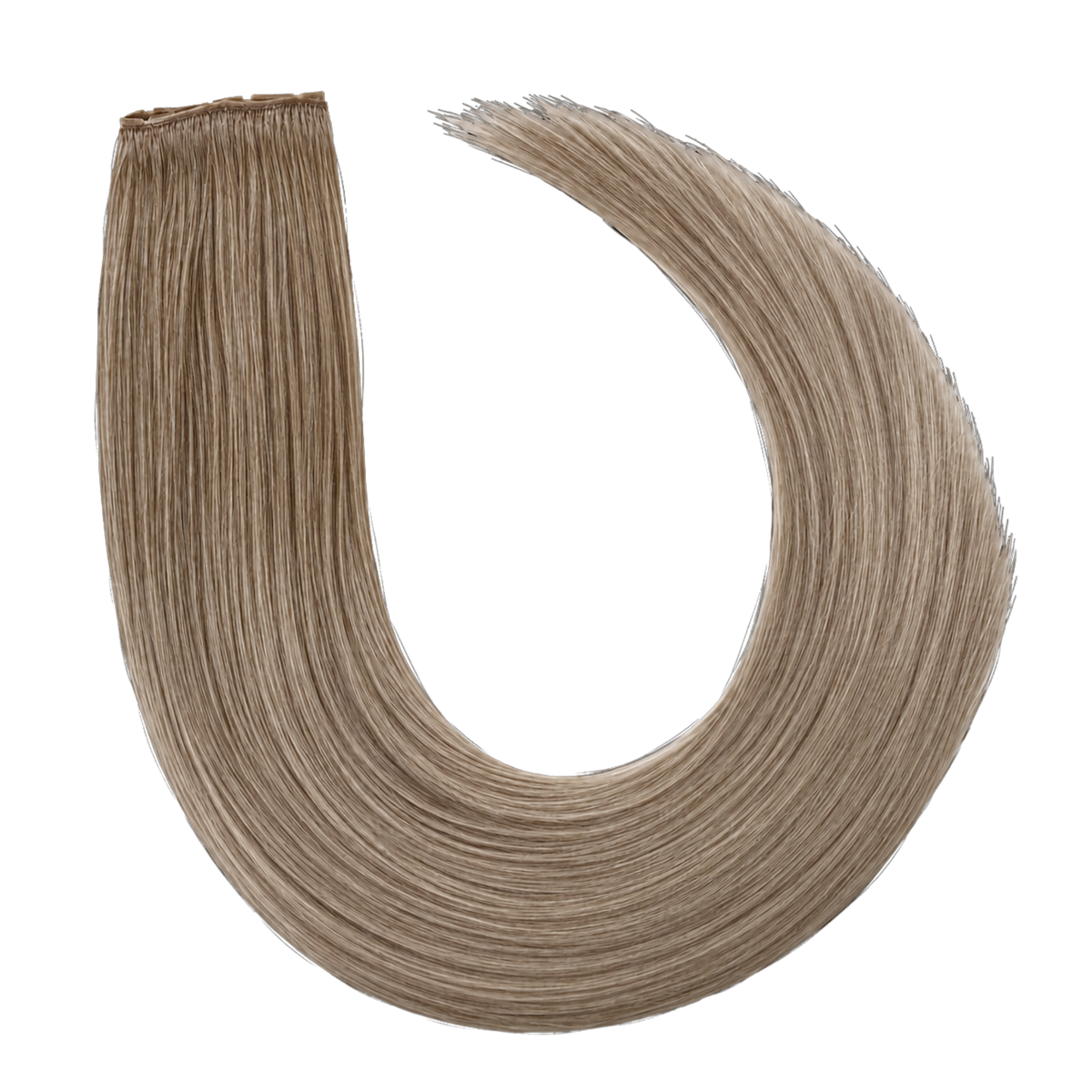 40 cm | Invisible Butterfly Weft | No. 18A dunkelblond-asch