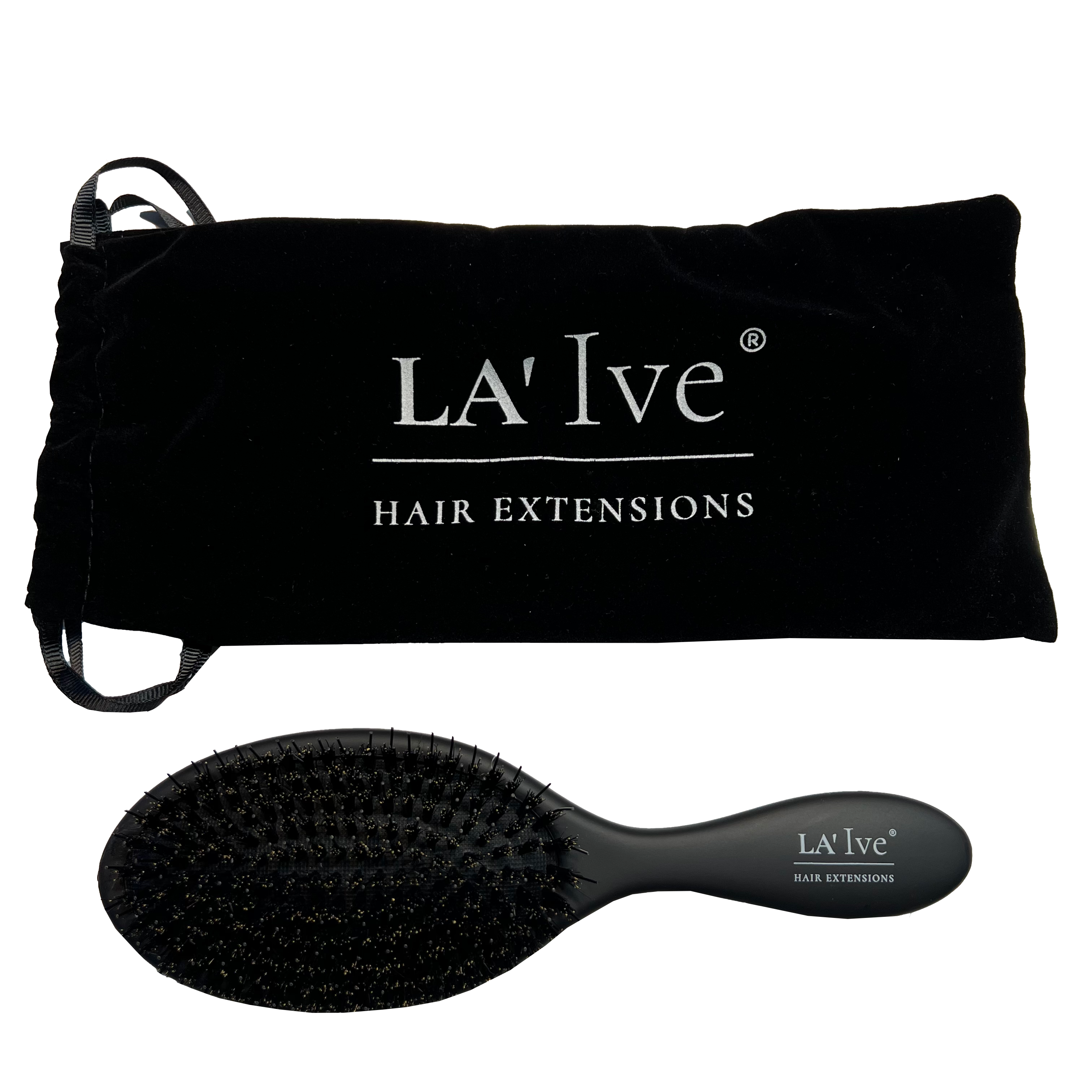 Extensions brush - black matt