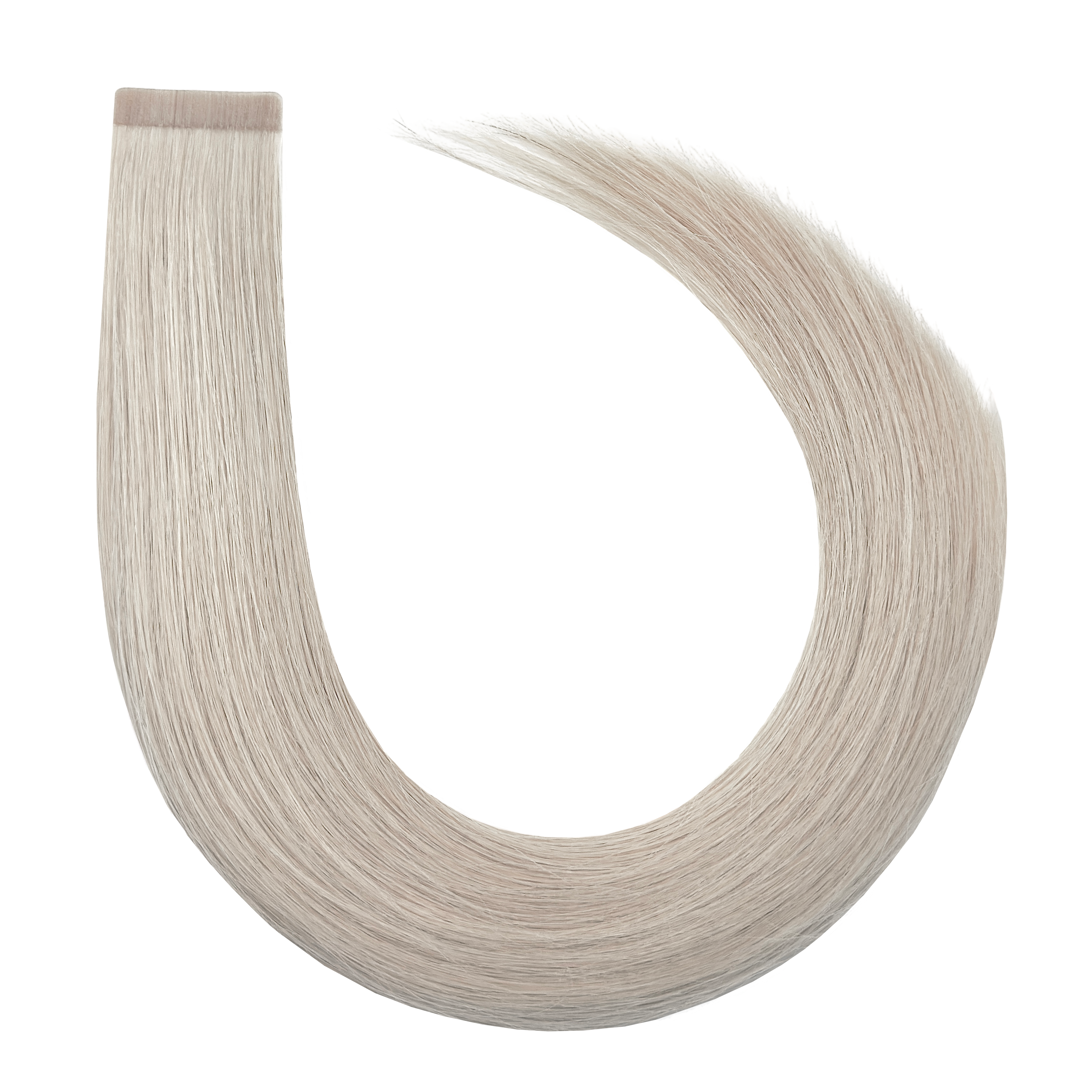 40 cm | Normal Tape Extensions | No. Silver