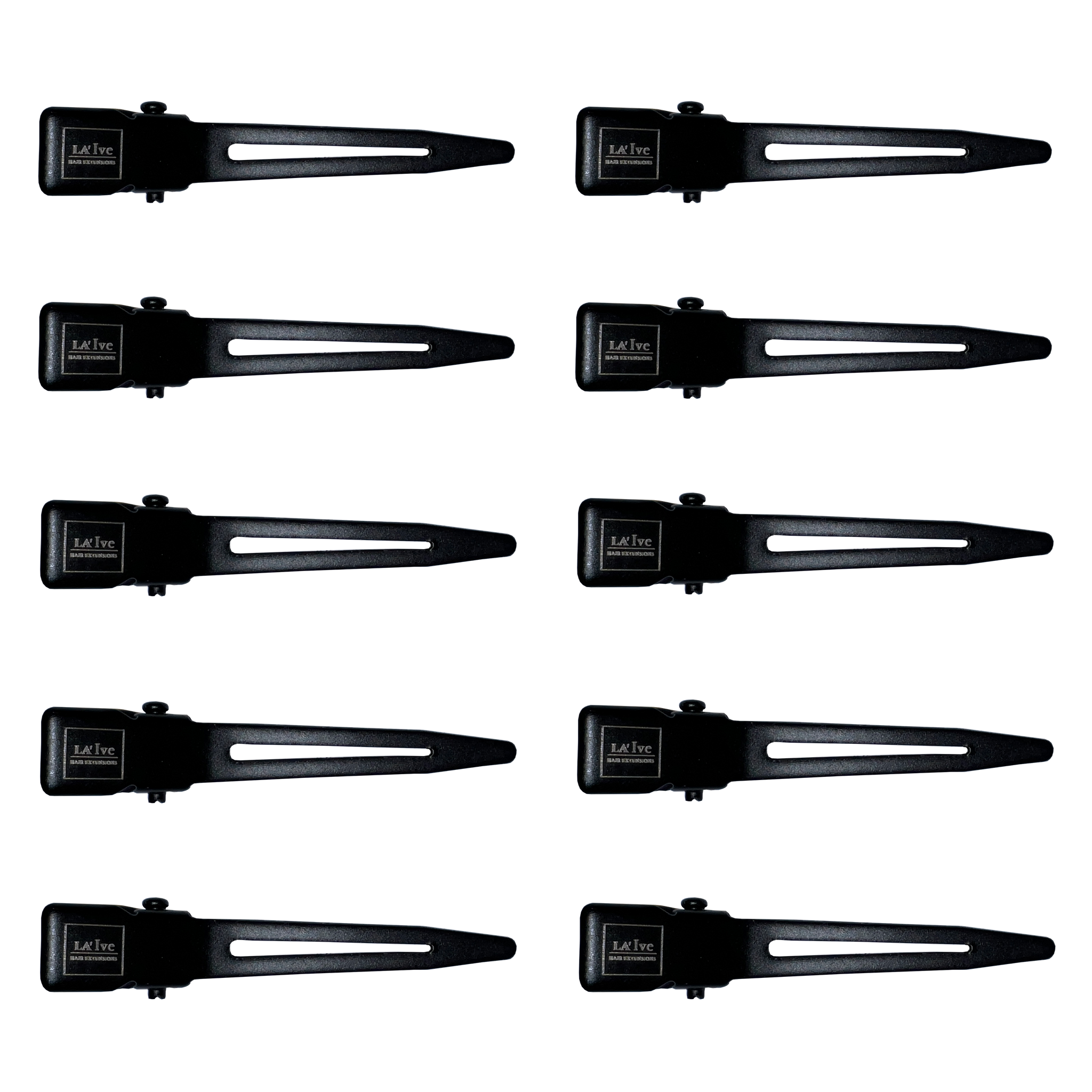 Hair clip black 10pack