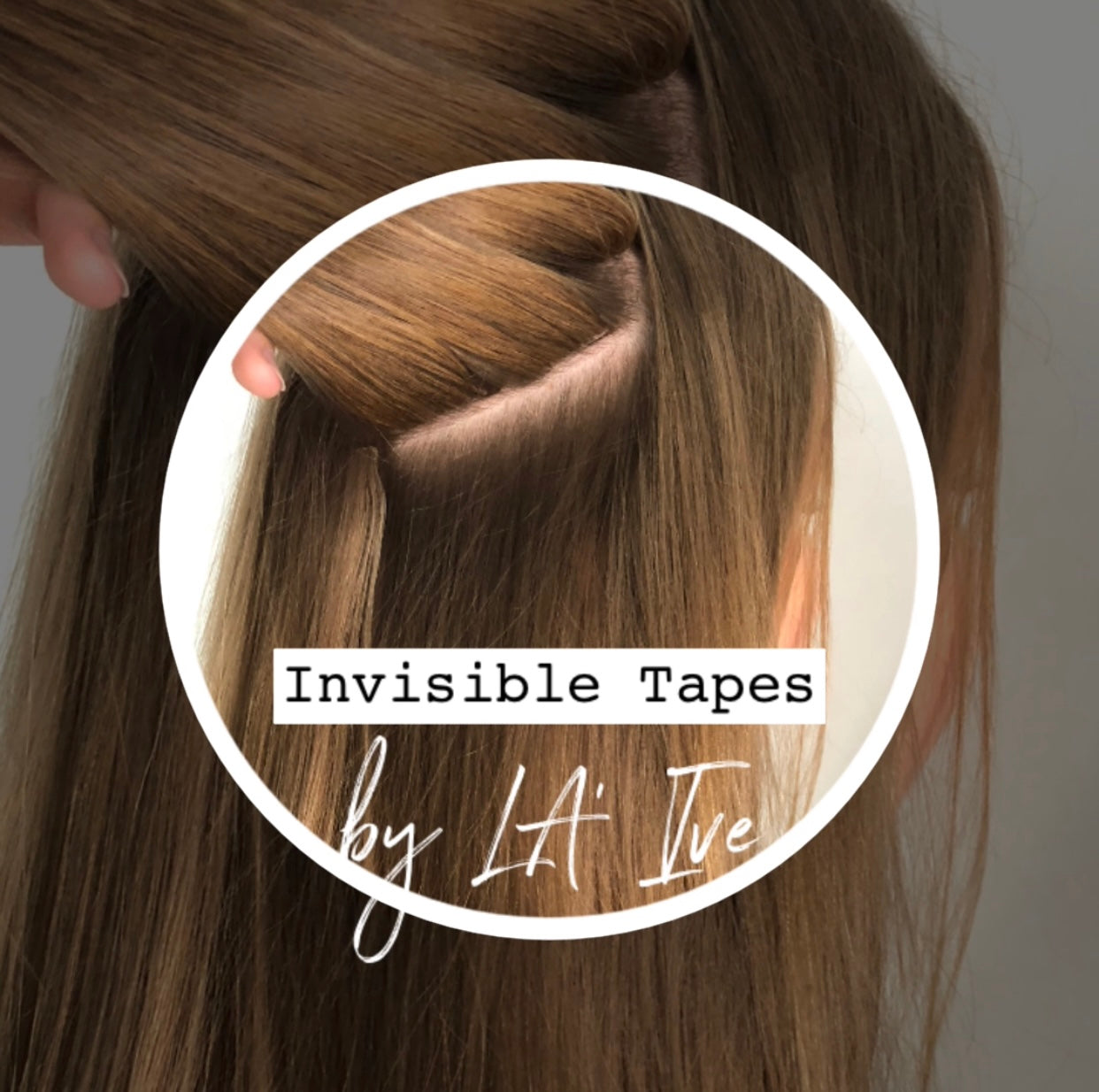 60 cm | Invisible Tape Extensions | No. 07 ash brown