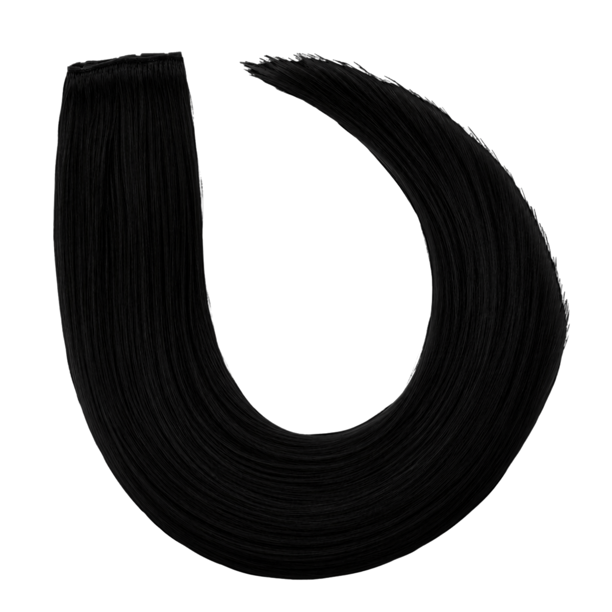 40 cm | Invisible Butterfly Weft | No. 01 schwarz