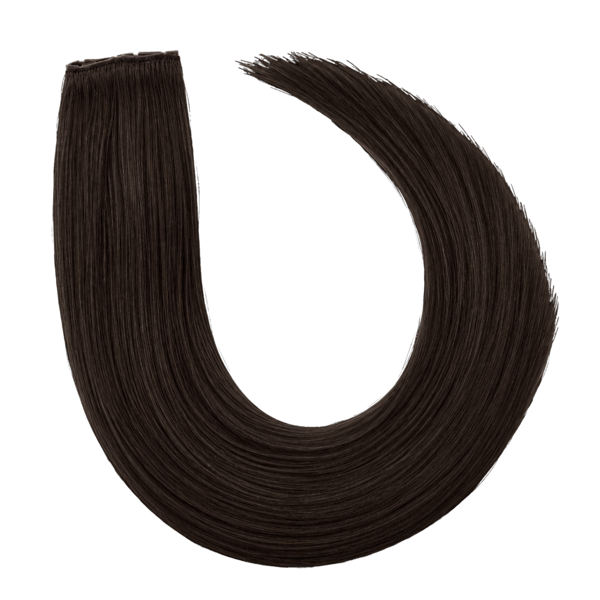 40 cm | Invisible Butterfly Weft | No. 02 dunkelbraun