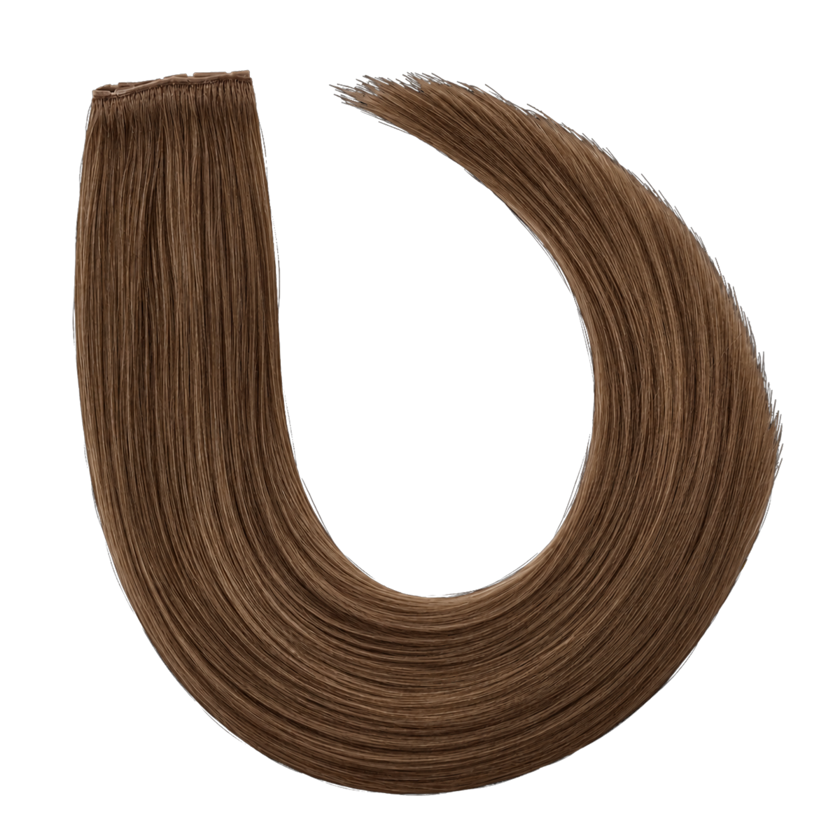 40 cm | Invisible Butterfly Weft | No. 06 mittelbraun