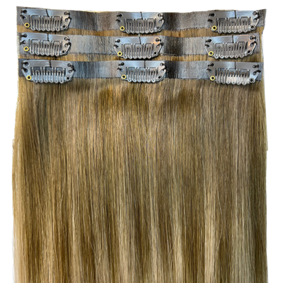 Invisible Clip-In Extensions | Natural Set | Balayage