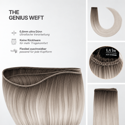 40 cm | Genius Weft | No. 10/60A Rooted color