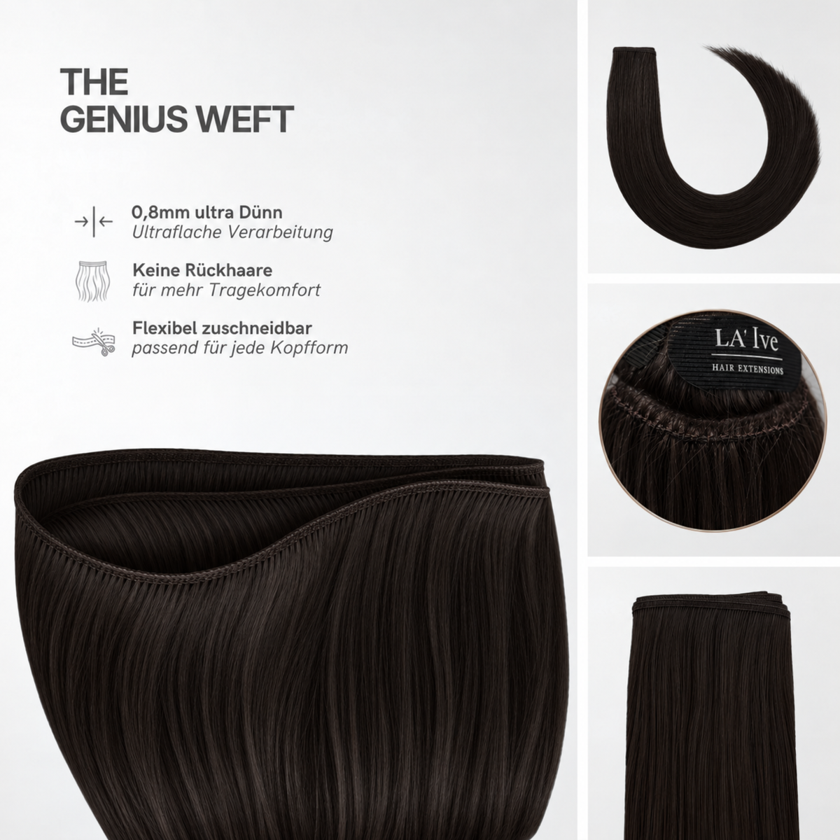 40 cm | Genius Weft | No. 1B Off-Black