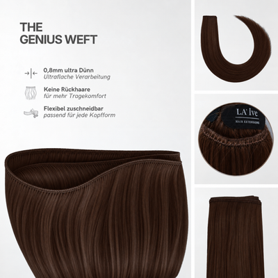 40 cm | Genius Weft | No. 04 hazelnut brown