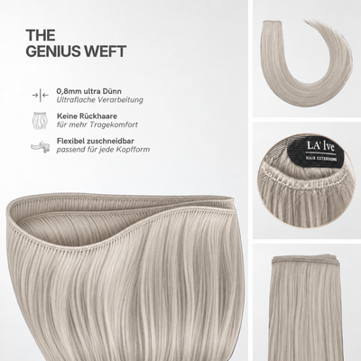 40 cm | Genius Weft | No. 60A light ash blonde