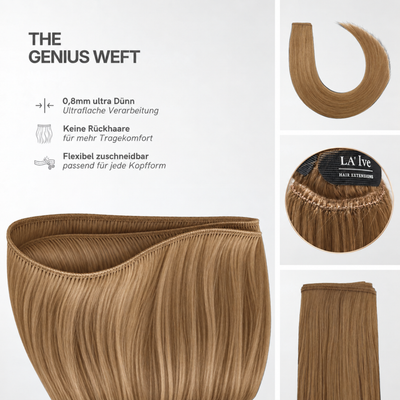 40 cm | Genius Weft | No. 08 light brown
