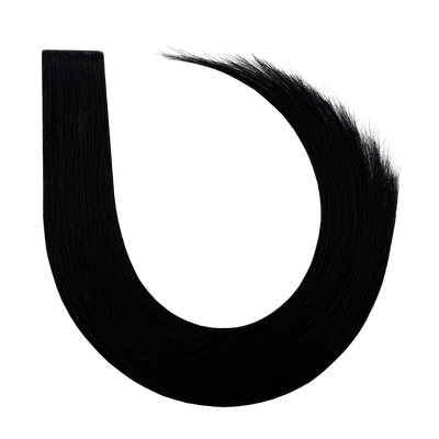 40 cm | Invisible Tape Extensions | No. 01  schwarz