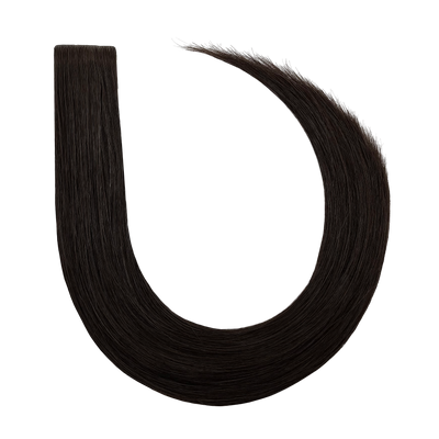 40 cm | Invisible Tape Extensions | No. 1B  schwarzbraun