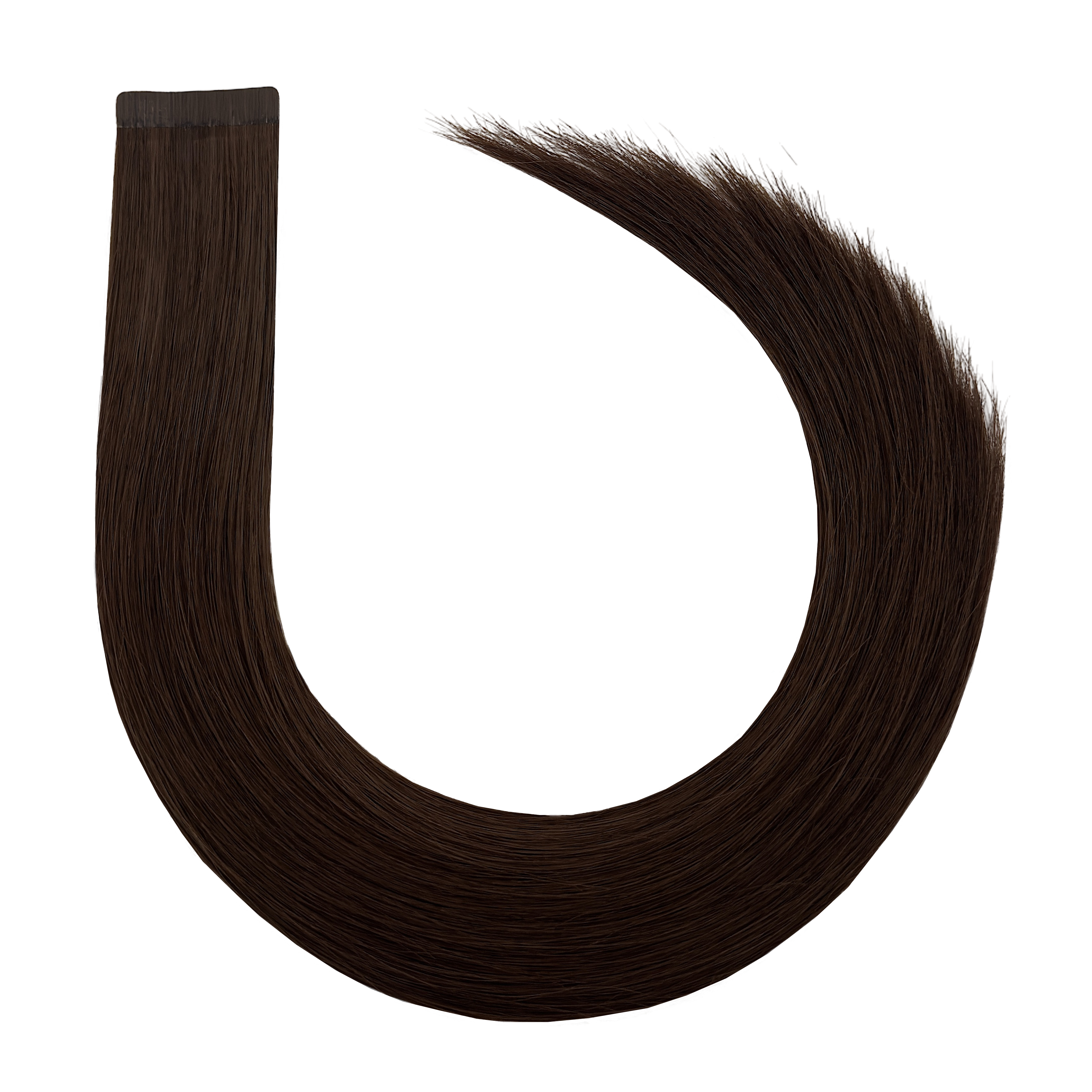 50 cm | Normal Tape Extensions | No. 02  dark brown