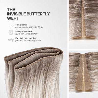 40 cm | Cortina Invisible Butterfly | N.º 07-18A/60A Balayage