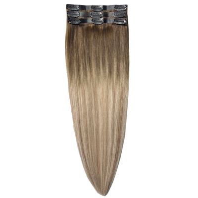 Invisible Clip-In Extensions | Natural Set | Balayage