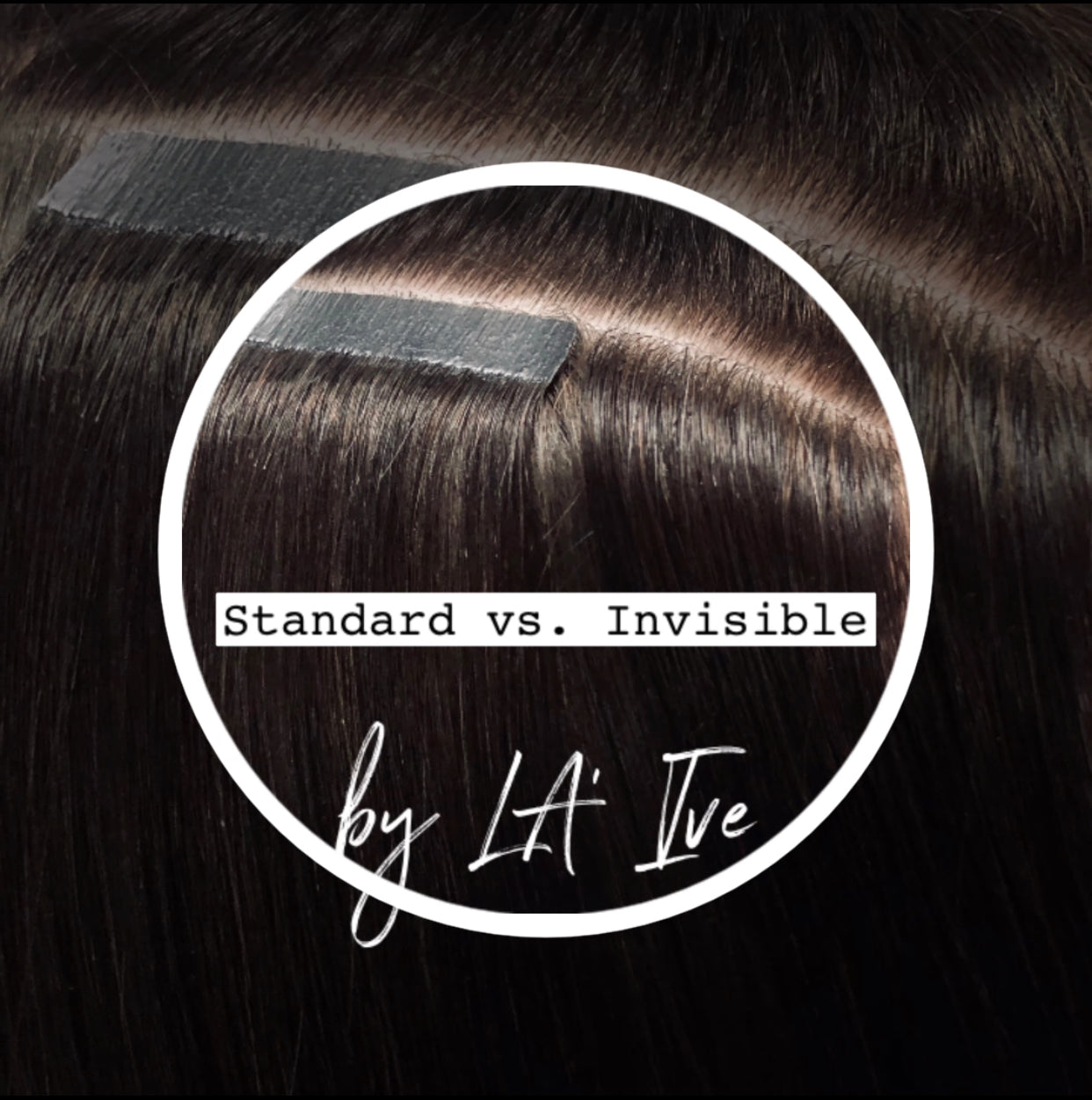 50 cm | Invisible Tape Extensions | No. 14  dunkelblond-gold